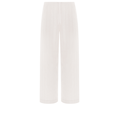 TEXTURED COTTON PANTS, S