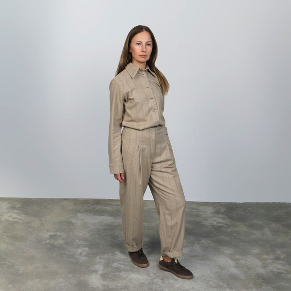 СОРОЧКА shirt-wool-beige фото